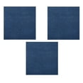 thumbnail image 1 of Furnishmyplace Furnish my Place Plush Solid Royal Blue Color Rug Set of Area Rugs Set of 3 - 2'x2' Square, 1 of 12