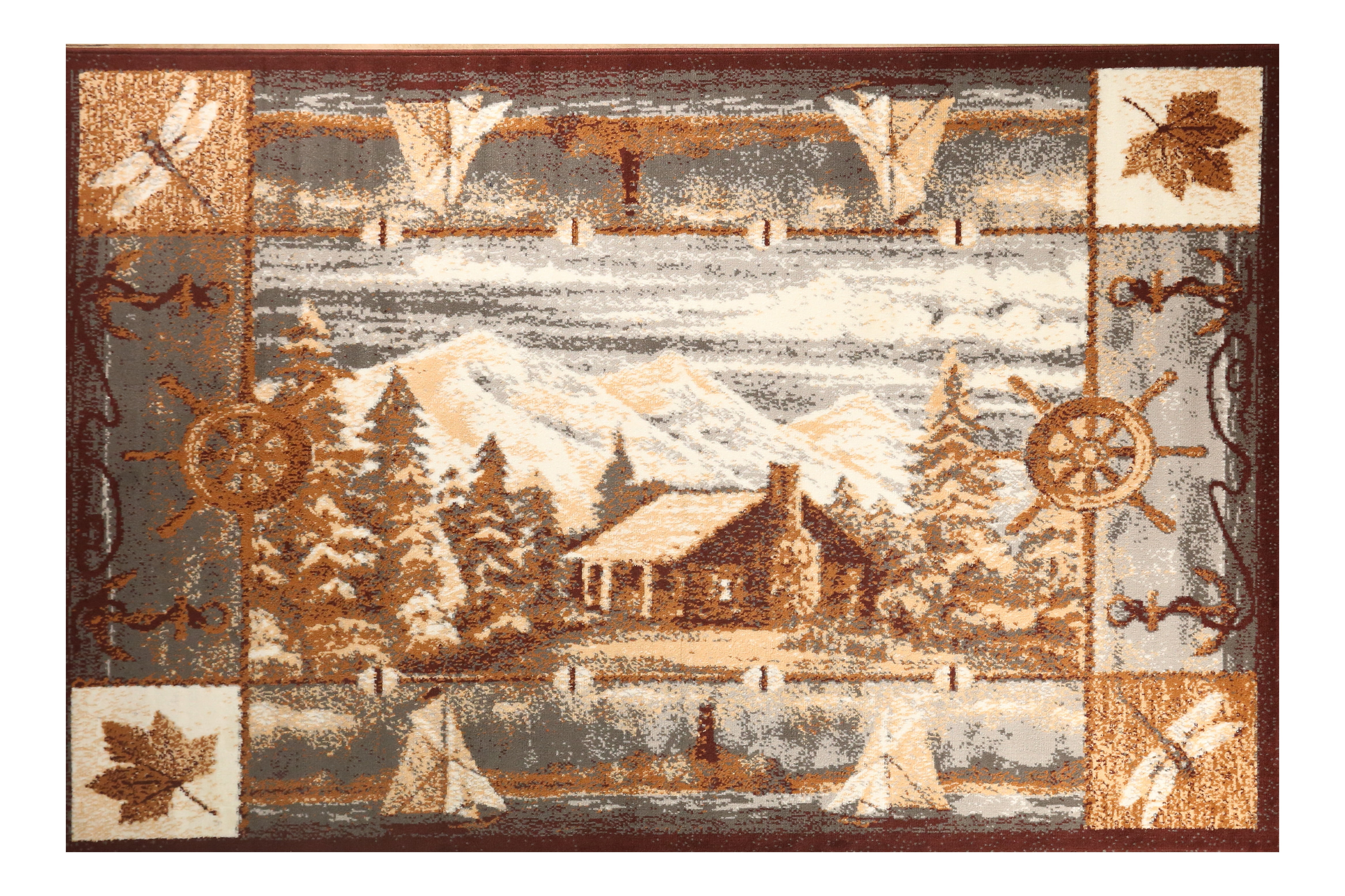 Lake Theme Rug Furnish My Place Nautical Theme Rug - 2 ft. x 4 ft., Multicolor, Rug ...