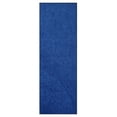 thumbnail image 1 of Furnish My Place Neon Blue 3' x 24' Solid Color Rug Runner, Made In Usa, Living Room, Indoor, 1 of 5