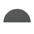 thumbnail image 1 of Furnish My Place Neyland Custom Rug - 24" x 48", Half Round, Gray, Floor Area Rug for Patio, Garden, Hallway, Living Room, 1 of 12