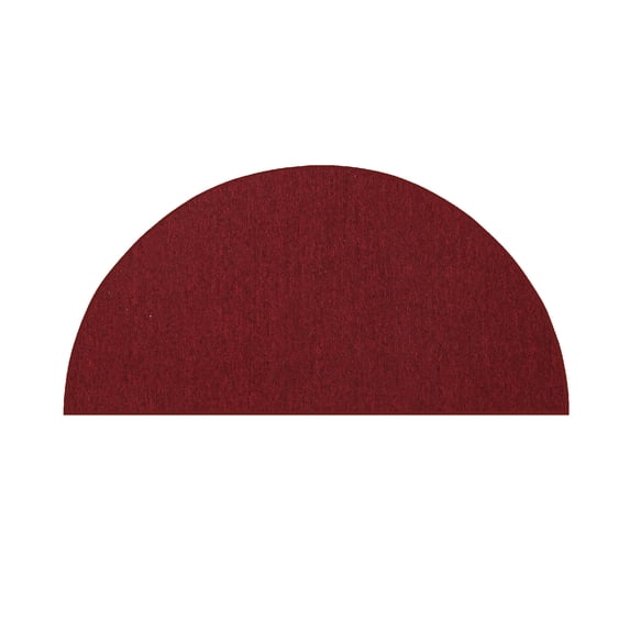 Furnish My Place Neyland Custom Rug - 24" x 48", Half Round, Red, Floor Area Rug for Patio, Garden, Hallway, Living Room