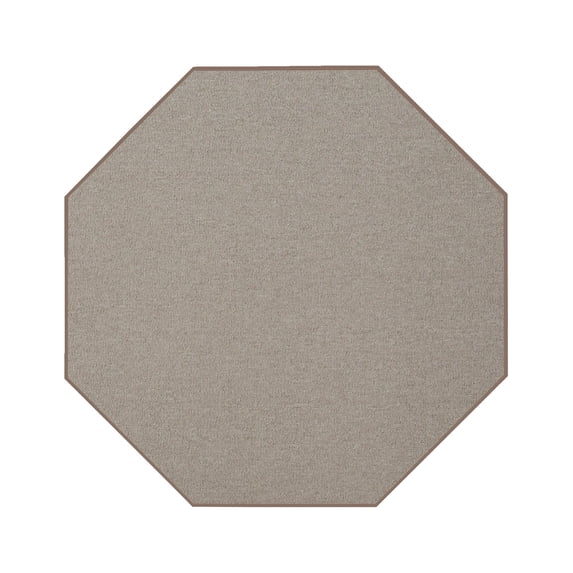 Furnish My Place Neyland Custom Rug - 3 ft., Octagon, Beige, Floor Area Rug for Patio, Garden, Hallway, Living Room