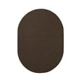 thumbnail image 1 of Furnish My Place Neyland Custom Rug - 3 ft. x 5 ft., Oval, Chocolate, Floor Area Rug for Patio, Garden, Hallway, Living Room, 1 of 12