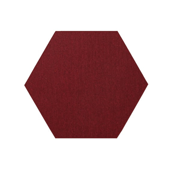 Furnish My Place Neyland Custom Rug - 4 ft., Hexagon, Red, Floor Area Rug for Patio, Garden, Hallway, Living Room