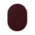 thumbnail image 1 of Furnish My Place Neyland Custom Rug - 4 ft. x 6 ft., Oval, Burgundy, Floor Area Rug for Patio, Garden, Hallway, Living Room, 1 of 12