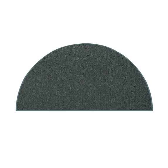 Furnish My Place Neyland Custom Rug - 48" x 96", Half Round, Teal, Floor Area Rug for Patio, Garden, Hallway, Living Room