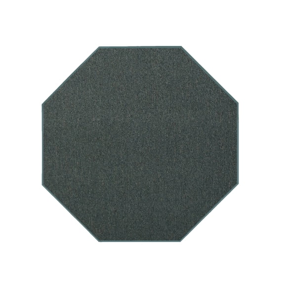 Furnish My Place Neyland Custom Rug - 5 ft., Octagon, Teal, Floor Area Rug for Patio, Garden, Hallway, Living Room