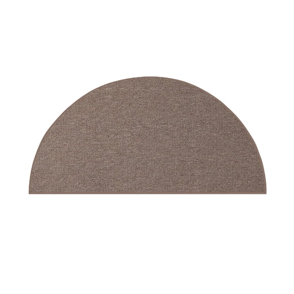 Furnish My Place Neyland Custom Rug - 54" x 108", Half Round, Brown, Floor Area Rug for Patio, Garden, Hallway, Living Room