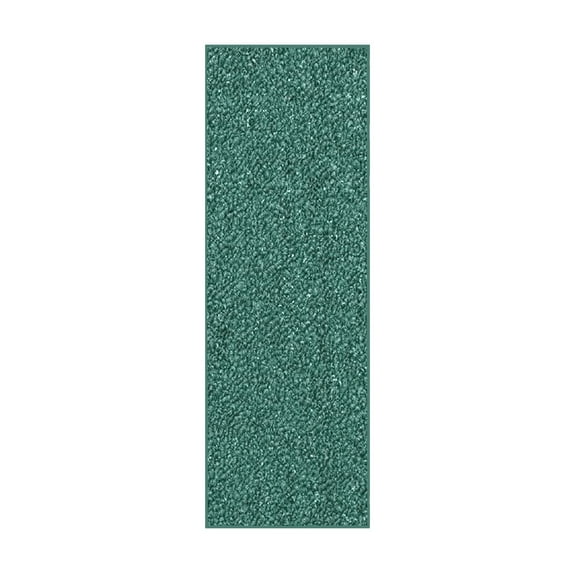 Furnish My Place Olive Green 4' x 24' Solid Color Rug Runner Made In Usa