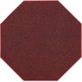 thumbnail image 1 of Furnish My Place Outdoor Area Rug – 5 ft, Octagon, Burgundy, Floor Rug for Patios, Garden, Decks, Wedding Tents| Home Decor Turf, 1 of 1