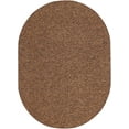 thumbnail image 1 of Furnish My Place Outdoor Area Rug – 5 x 8 ft, Oval, Chocolate, Floor Rug for Patios, Garden, Decks, Wedding Tents| Home Decor Turf, 1 of 1