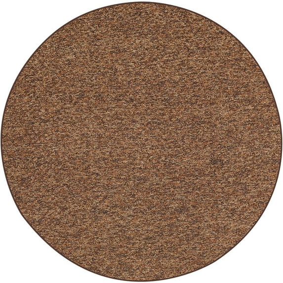 Furnish My Place Outdoor Area Rug – 7 ft, Round, Chocolate, Floor Rug for Patios, Garden, Decks, Wedding Tents| Home Decor Turf