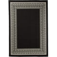 thumbnail image 1 of Furnish My Place Outdoor Collection Oriental Accent Rug - 5 ft. 3 in. x 7 ft. 6 in. Black, Water Proof Carpet for Living Room, Dining Room, Hallways, 1 of 6