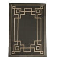thumbnail image 1 of Furnish My Place Outdoor Collection Oriental Area Rug - 5 ft. 3 in. x 7 ft. 6 in. Charcoal, Transitional Water Proof Rug for bedroom, Garden, Patio, 1 of 7