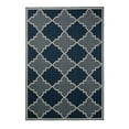 thumbnail image 1 of Furnish My Place Outdoor Collection Trellis Diamond Rug - 5 ft. 3 in. x 7 ft. 6 in. Midnight Blue, Geometric Water Proof Rug for Garden, Patio, 1 of 6