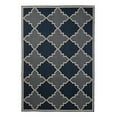 thumbnail image 1 of Furnish My Place Outdoor Collection Trellis Diamond Rug - 5 ft. 3 in. x 7 ft. 6 in. Navy, Geometric Rug with Water Proof Surface for Bedroom, Patio, 1 of 6