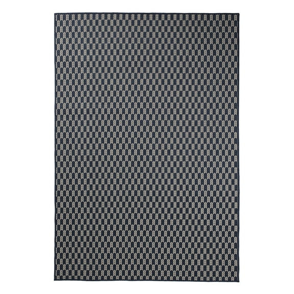 Furnish My Place Outdoor Geometric Rug - 2 ft. x 3 ft., Navy