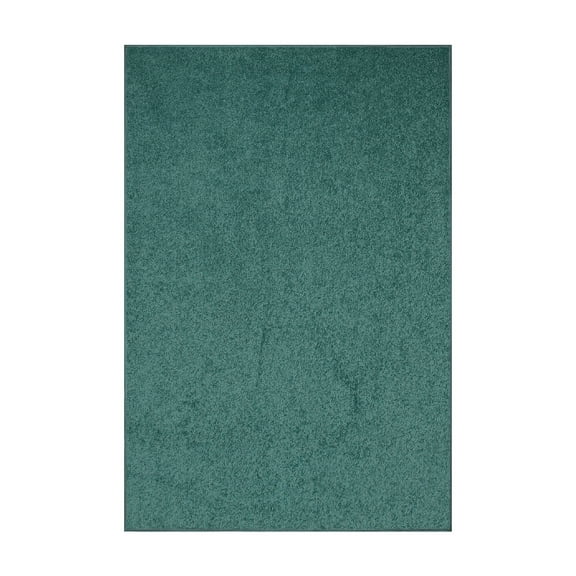 Furnish My Place Teal 2' x 3' Solid Color Rug Made In Usa