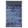 thumbnail image 1 of Furnishmyplace Furnish My Place Trellis Pattern Rug - Navy, Bohemian Rug 2'x4', 1 of 6