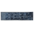 thumbnail image 1 of Furnish My Place Trellis Pattern Runner Rug - 2 ft. x 8 ft., Navy, Premium Rectangular Rug with Transitional Design, 1 of 6