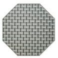 thumbnail image 1 of Furnish My Place Union Indoor/Outdoor Commercial Color Rug - Black, 6' Octagon, Pet and Kids Friendly Rug. Made in USA, Octagon, Area Rugs Great for Kids, Pets, Event, Wedding, 1 of 6