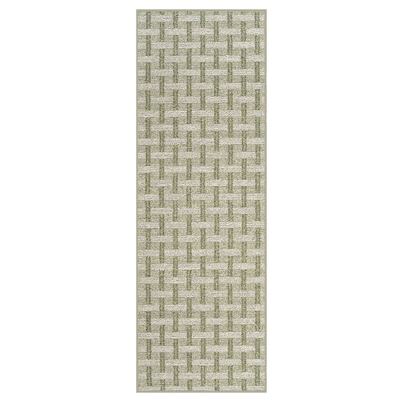 Furnishmyplace Union Indoor/Outdoor Commercial Color Rug - Green, Area Rugs 2' x 34'