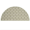 thumbnail image 1 of Furnishmyplace Union Indoor/Outdoor Commercial  Color Rug - Green, Area Rugs 22" x 44" Half Round, 1 of 6