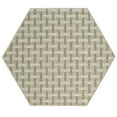 thumbnail image 1 of Furnishmyplace Union Indoor/Outdoor Commercial  Color Rug - Green, Area Rugs 8' Hexagon, 1 of 6