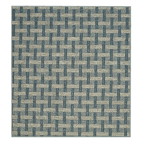 Furnish My Place Union Indoor/Outdoor Commercial Color Rug - Navy, 2' x 2', Pet and Kids Friendly Rug. Made in USA, Square, Area Rugs Great for Kids, Pets, Event, Wedding