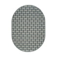 thumbnail image 1 of Furnish My Place Union Indoor/Outdoor Commercial Color Rug - Navy, 5' x 8' Oval, Pet and Kids Friendly Rug. Made in USA, Oval, Area Rugs Great for Kids, Pets, Event, Wedding, 1 of 6