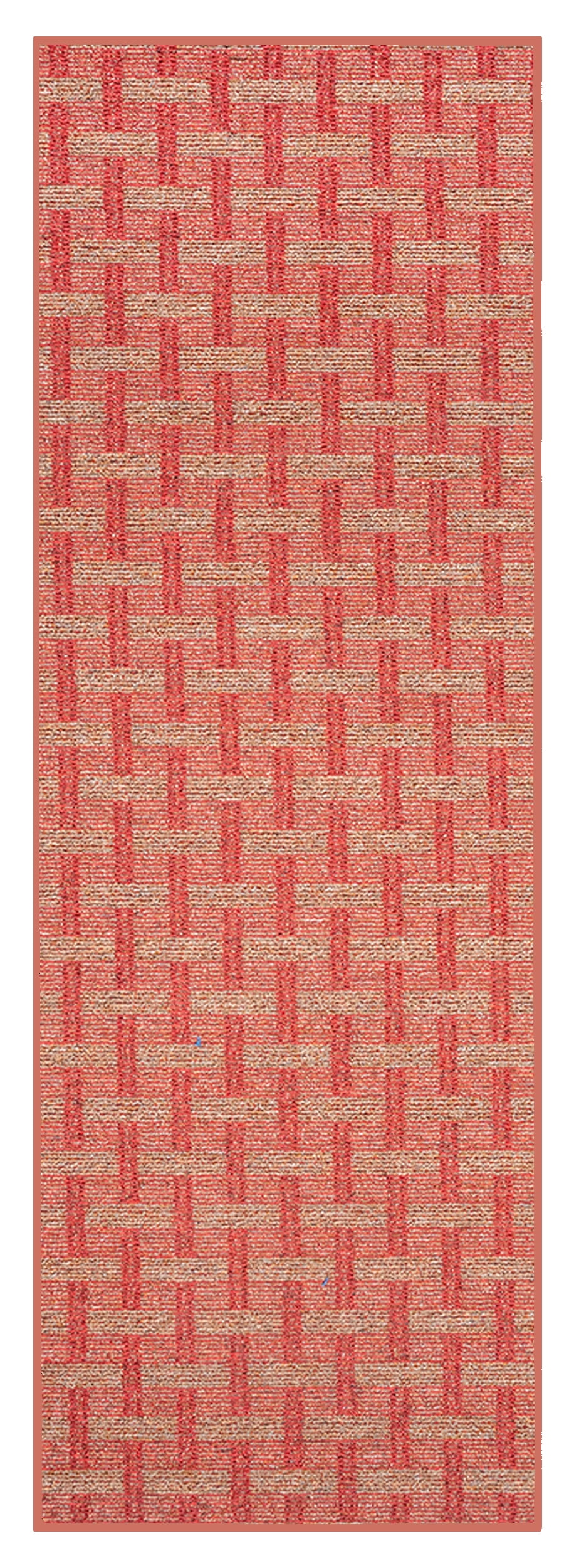 Furnish My Place Union Indoor/Outdoor Commercial Color Rug Red, 4' x