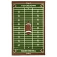thumbnail image 1 of Furnish My Place 700 Corner Football 2'2"x6' Play Area Rug for Kids Playroom, Bathroom & Kindergarten Classroom, Corner Football Field Ground, Anti Skid Rubber Backing, Rectangle, Green, 1 of 6