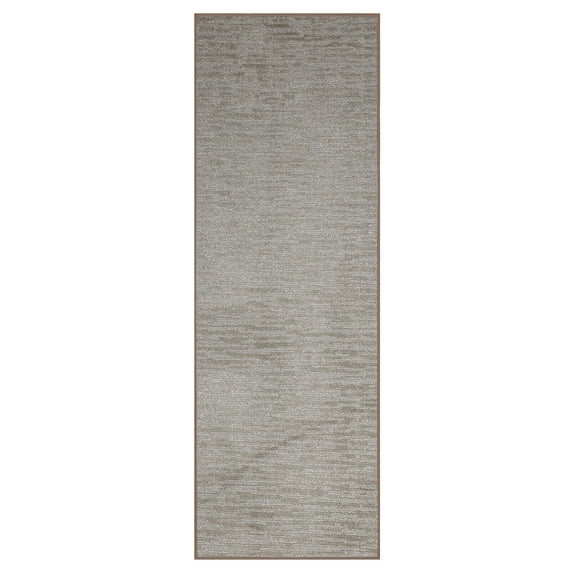 Furnish My Place Abstract Contemporary Stripes Modern Plush Two Tone High Low Pattern Rug Carpet| Pet & Kids Friendly| Great for Events Wedding | Made in USA - Easy Fit Brown, 3' x 12' Area Rug