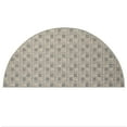 thumbnail image 1 of Furnish My Place Abstract Indoor/Outdoor Commercial Color Rug - Beige, 72" x 144" Half Round, Pet and Kids Friendly Rug. Made in USA, HalfRound, Area Rugs Great for Kids, Pets, Event, Wedding, 1 of 6