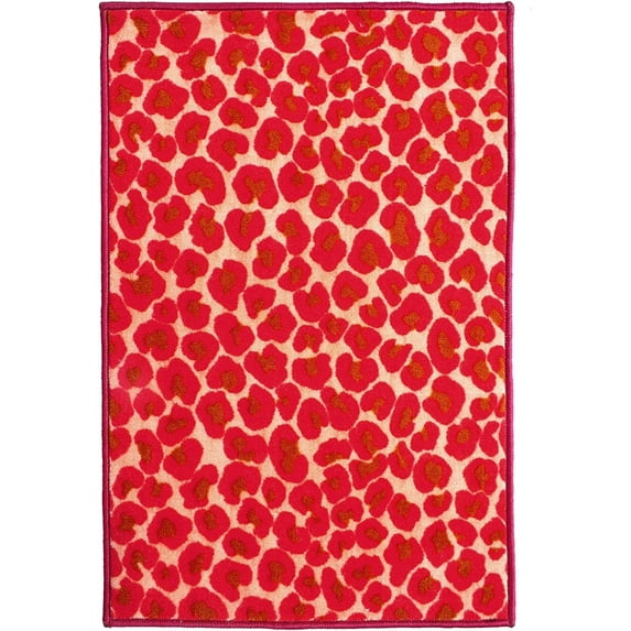 Furnish My Place Cheetah Assorted Area Rug, Animal Print Area Rug, Indoor Area Rug, Home Decor Rug, Elegant Designed Rug, Pet-Friendly Rug, Animal Inspired Design Rug, 2' Hexagon - Set of 3