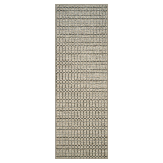Furnish My Place Corner Indoor/Outdoor Commercial Color Rug - Beige, 2' x 46', Pet and Kids Friendly Rug. Made in USA, Runner, Area Rugs Great for Kids, Pets, Event, Wedding