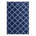thumbnail image 1 of Furnish My Place Indoor Contemporary Trellis Rug with Jute Backing - 5 ft. x7 ft. 5 in., Blue, Modern Geometric, Area Rug for Living Room, Bedroom, Hallway, 1 of 1