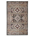 thumbnail image 1 of Furnish My Place Indoor Geometric Tribal Rug with Jute Backing - 2 ft. x 4 ft., Dark Grey, Native American, Area Rug for Living Room, Bedroom, Hallway, 1 of 5