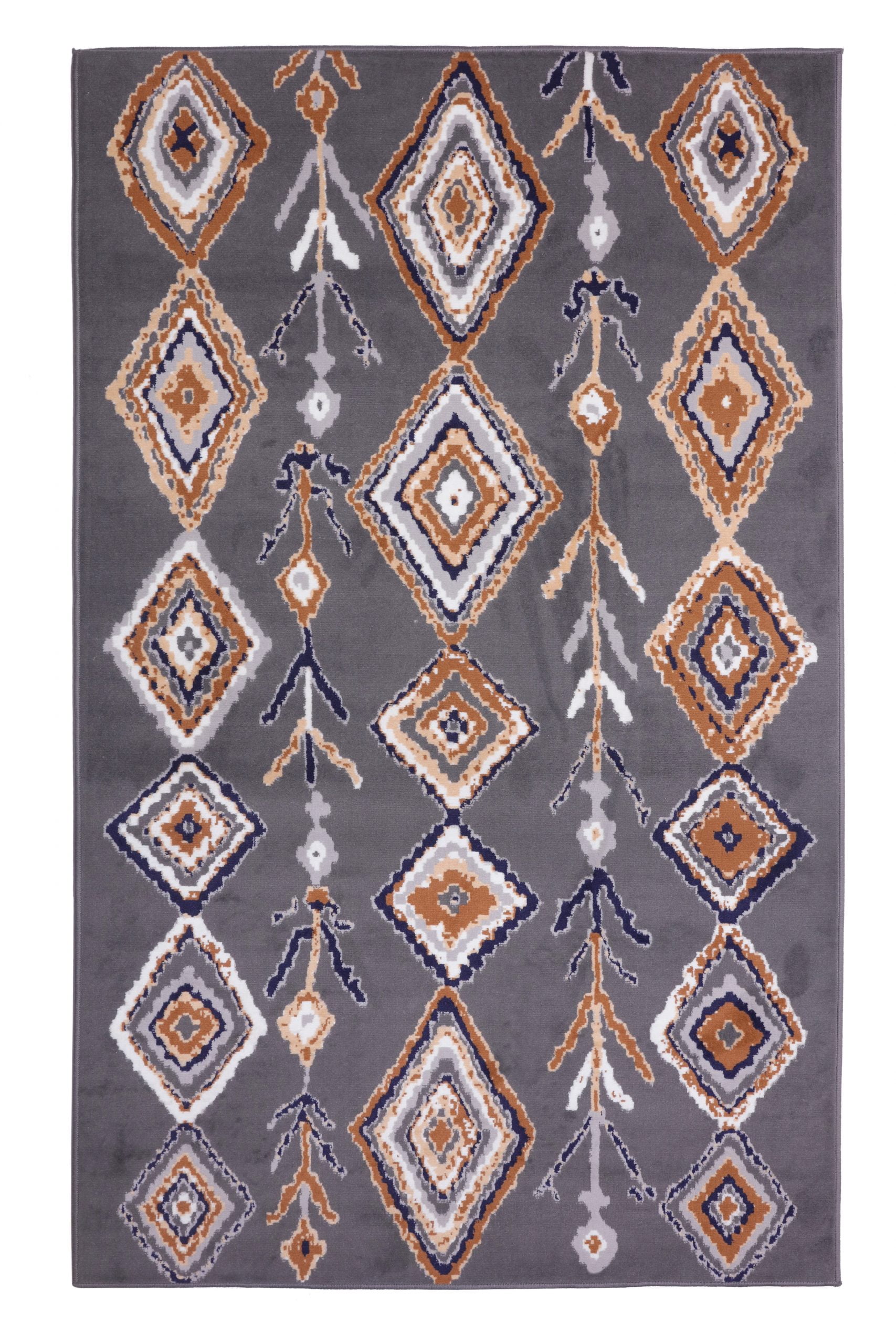 Furnish My Place Indoor Moroccan Diamond Rug with Jute Backing - 5 ft ...