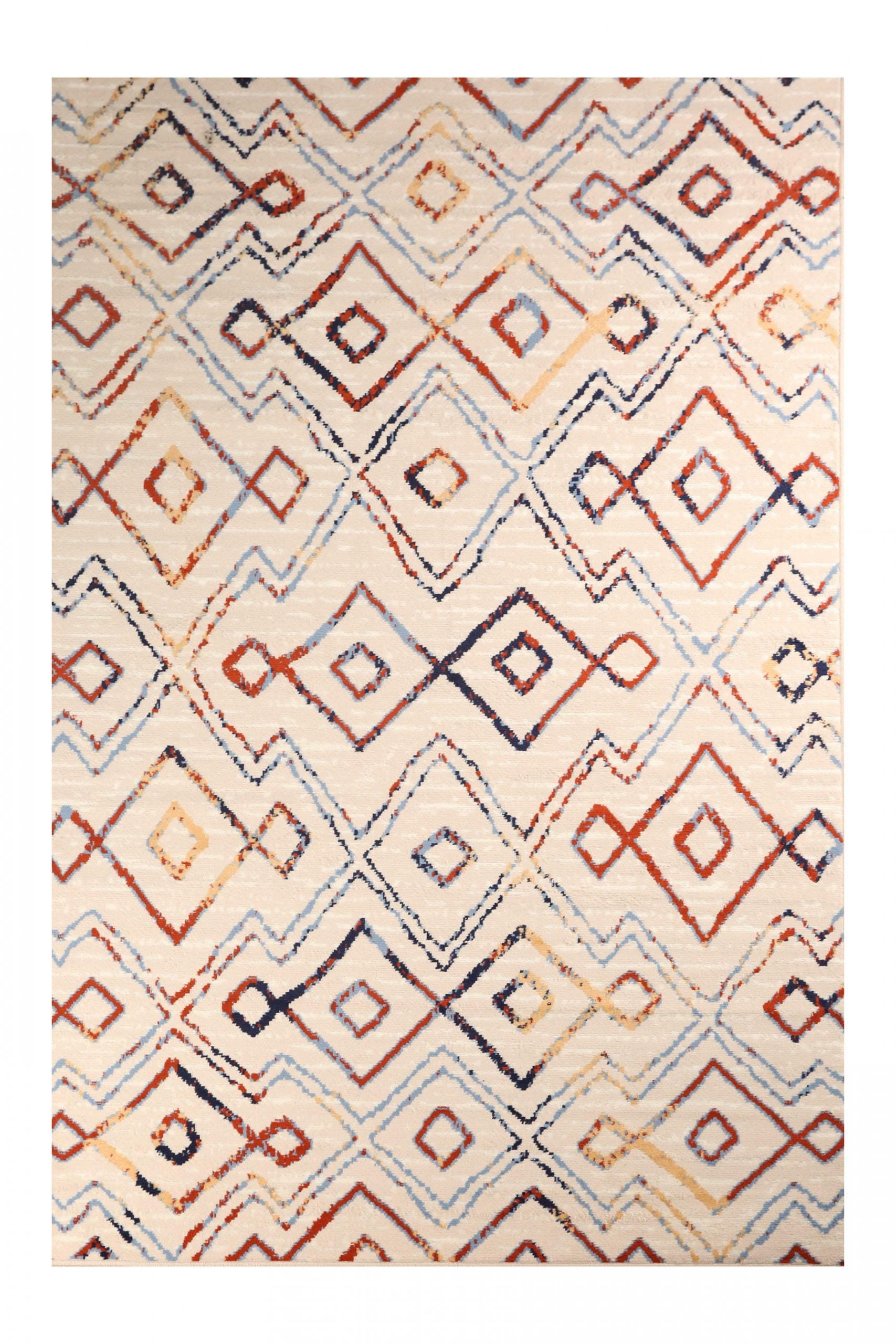 All-Over Geometric Print Rug