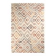 thumbnail image 1 of Furnish My Place Indoor Moroccan Geometric Print Rug with Jute Backing - 3 ft. 6 in. x 5 ft. 6 in., Peach, Patterned, Area Rug for Living Room, Bedroom, Hallway, 1 of 4