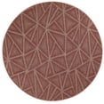 thumbnail image 1 of Furnish My Place Modern Indoor/Outdoor Commercial Solid Color Rug - Burgundy, 2' Round, Pet and Kids Friendly Rug. Made in USA, Area Rugs Great for Kids, Pets, Event, Wedding, 1 of 5
