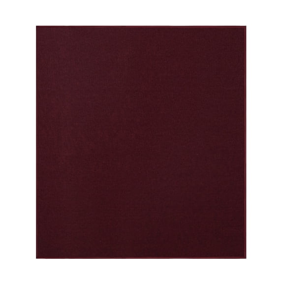 Furnish My Place Modern Indoor/Outdoor Commercial Solid Color Rug - Burgundy, 3' x 3', Pet and Kids Friendly Rug. Made in USA, Square, Area Rugs Great for Kids, Pets, Event, Wedding