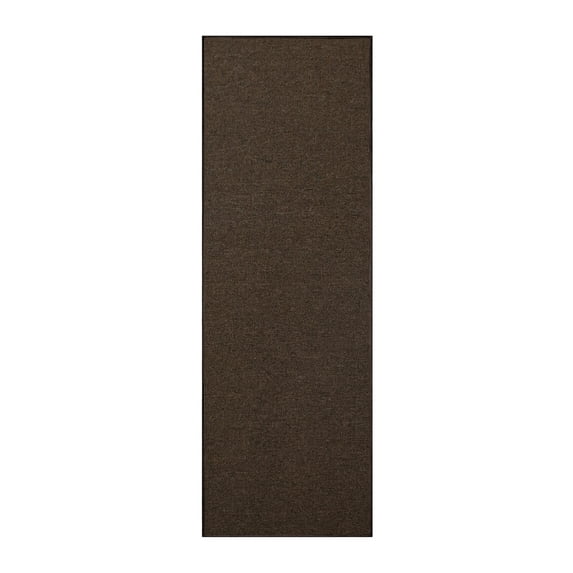 Furnish My Place Modern Indoor/Outdoor Commercial Solid Color Rug - Chocolate, 2' x 20', Pet and Kids Friendly Rug. Made in USA, Runner, Area Rugs Great for Kids, Pets, Event, Wedding