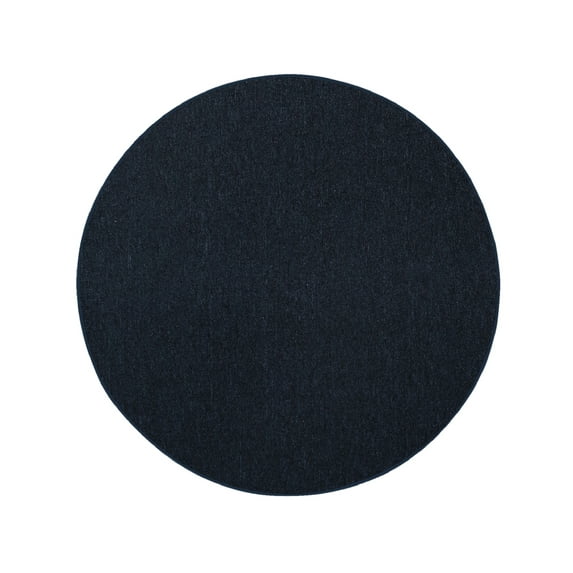 Furnish My Place Modern Indoor/Outdoor Commercial Solid Color Rug - Navy, 10' Round, Pet and Kids Friendly Rug. Made in USA, Round, Area Rugs Great for Kids, Pets, Event, Wedding