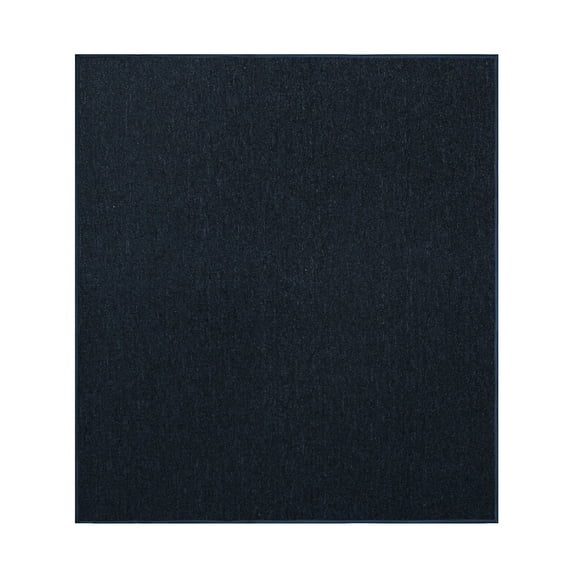 Furnish My Place Modern Indoor/Outdoor Commercial Solid Color Rug - Navy, 3' x 3', Pet and Kids Friendly Rug. Made in USA, Square, Area Rugs Great for Kids, Pets, Event, Wedding