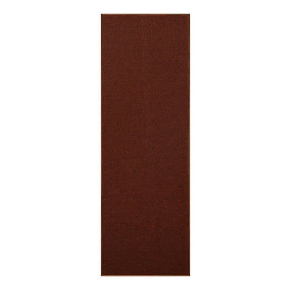 Furnish My Place Modern Indoor/Outdoor Commercial Solid Color Rug - Rust, 2' x 18', Pet and Kids Friendly Rug. Made in USA, Runner, Area Rugs Great for Kids, Pets, Event, Wedding