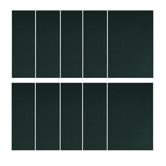 Furnish My Place Modern Indoor/Outdoor Commercial Solid Dark Green Rug, Modern Area Rug, Baby Nursery Mat, Pet-Friendly Carpet for Living Room, Playroom, Made in USA, 2' x 3' Rectangle - Set of 10