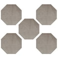 thumbnail image 1 of Furnish My Place Modern Plush Solid Beige Color Rug - Pets and Kids Friendly Rug, Indoor/Outdoor Mat, Area Rugs Great for Kids, Pets, Event, Wedding, Living Room, Made in USA, 3' Octagon - Set of 5, 1 of 10