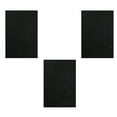 thumbnail image 1 of Furnish My Place Modern Plush Solid Black Color Rug - Pets and Kids Friendly Rug, Indoor/Outdoor Mat, Area Rugs Great for Kids, Pets, Living Room, Made in USA, 1.5' x 2.25' Rectangle - Set of 3, 1 of 10